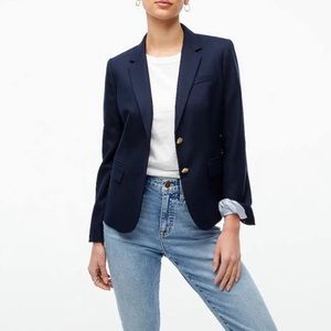 J. Crew Navy Blazer with Gold Buttons